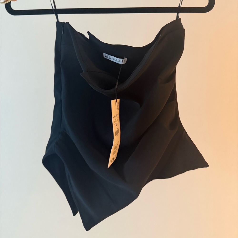 Zara Black Tube Top